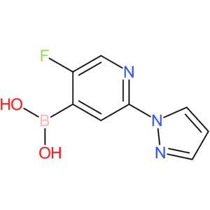 5-fluoro-2-(1h-pyrazol-1-yl)pyridine-4-boronic acid