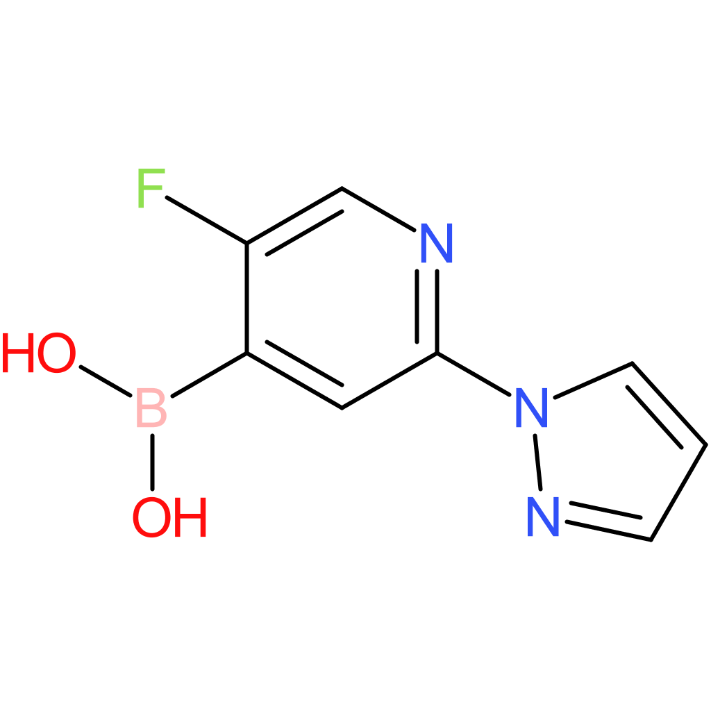 5-fluoro-2-(1h-pyrazol-1-yl)pyridine-4-boronic acid
