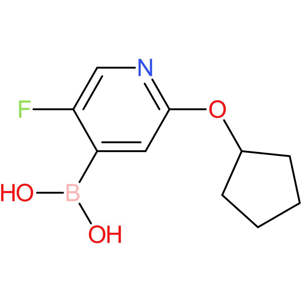 5-fluoro-2-(cyclopentoxy)pyridine-4-boronic acid