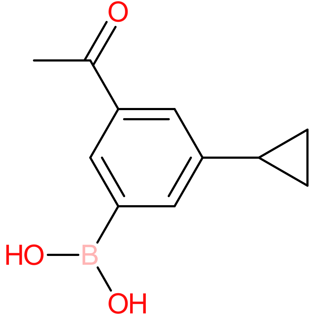 (3-acetyl-5-cyclopropylphenyl)boronic acid
