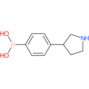4-(pyrrolidin-3-yl)phenylboronic acid