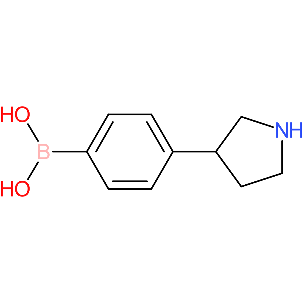 4-(pyrrolidin-3-yl)phenylboronic acid