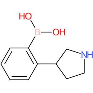 2-(pyrrolidin-3-yl)phenylboronic acid