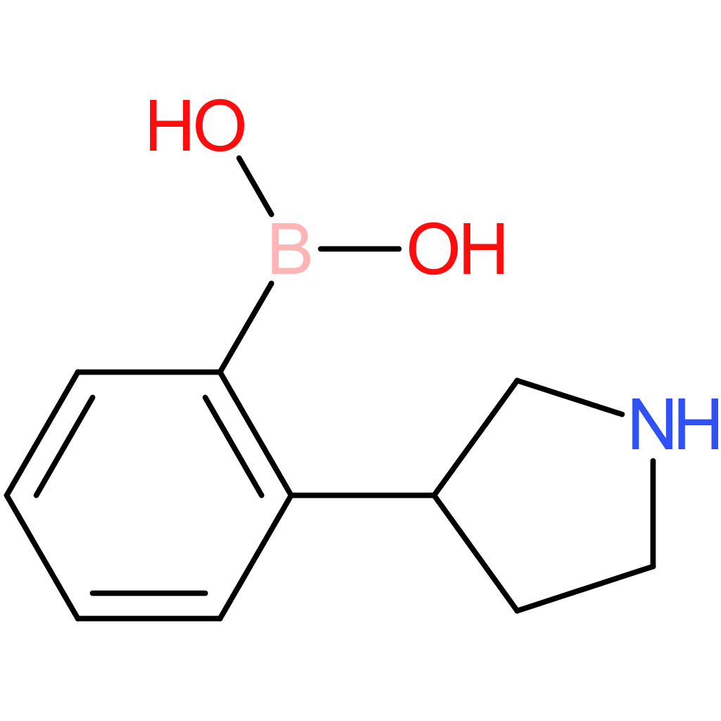 2-(pyrrolidin-3-yl)phenylboronic acid