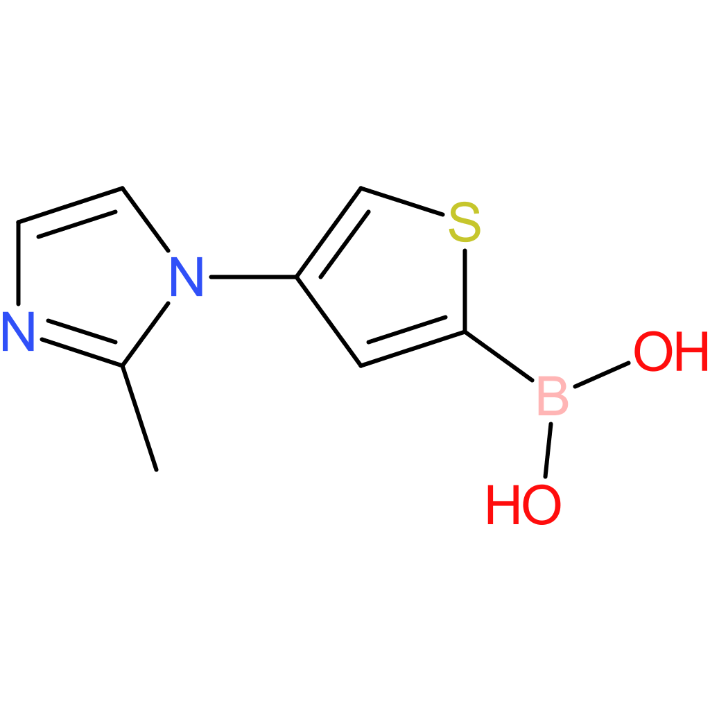 4-(2-methylimidazol-1-yl)thiophene-2-boronic acid