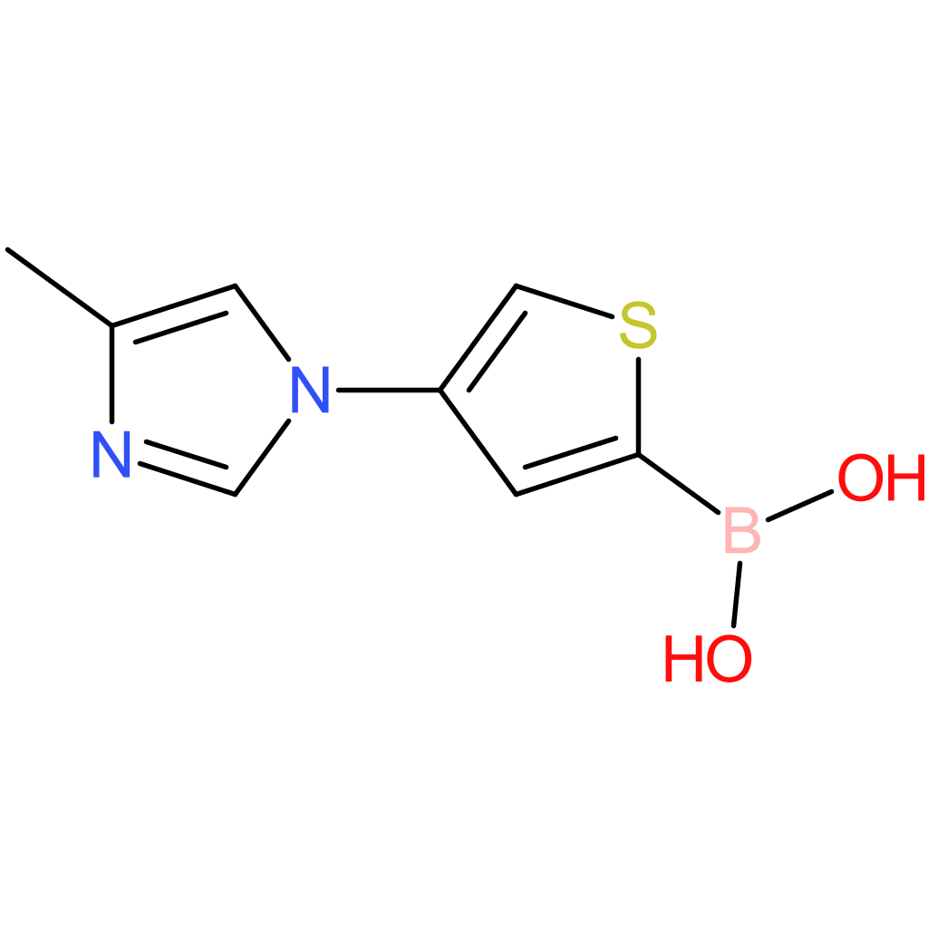 4-(4-methylimidazol-1-yl)thiophene-2-boronic acid