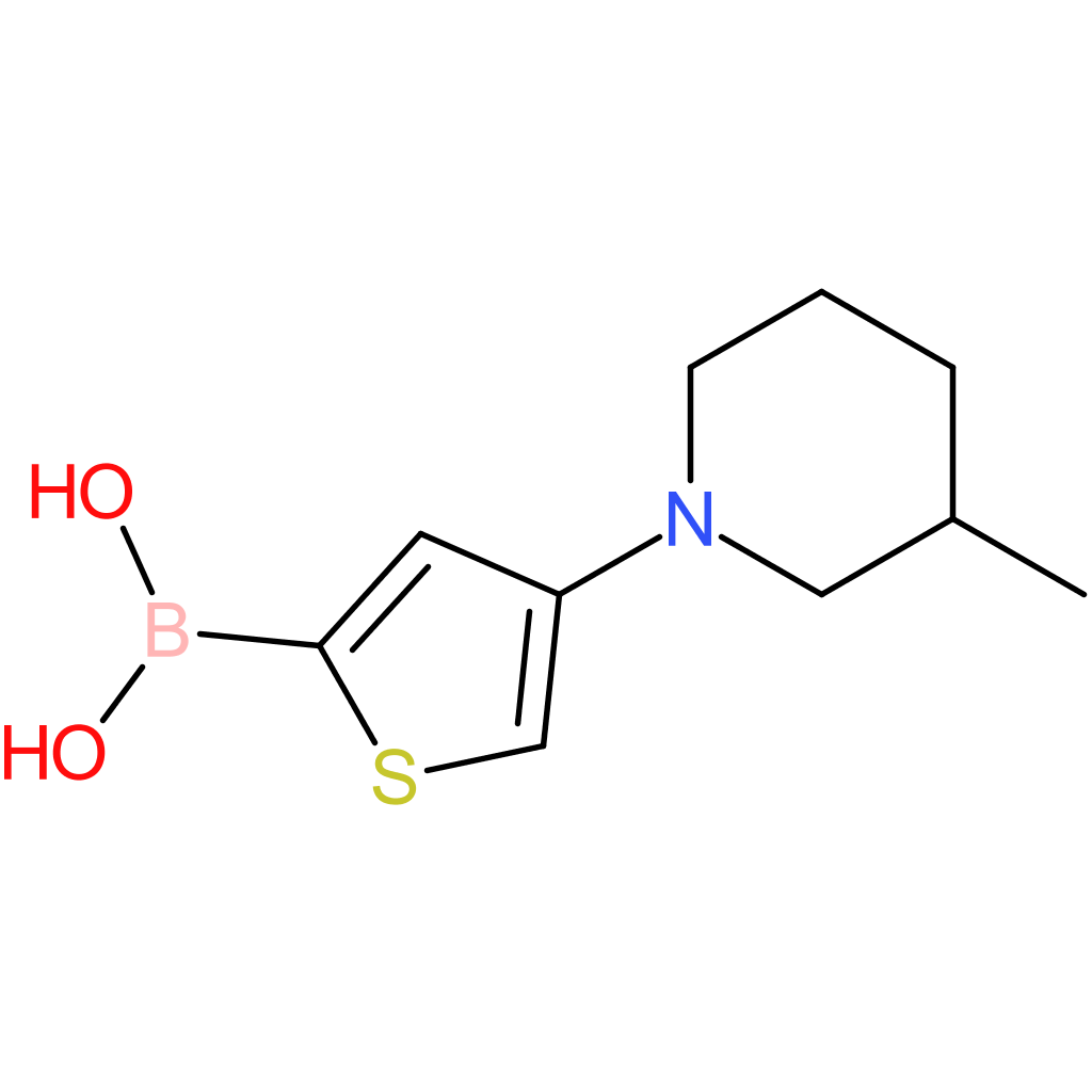 4-(3-methylpiperidin-1-yl)thiophene-2-boronic acid
