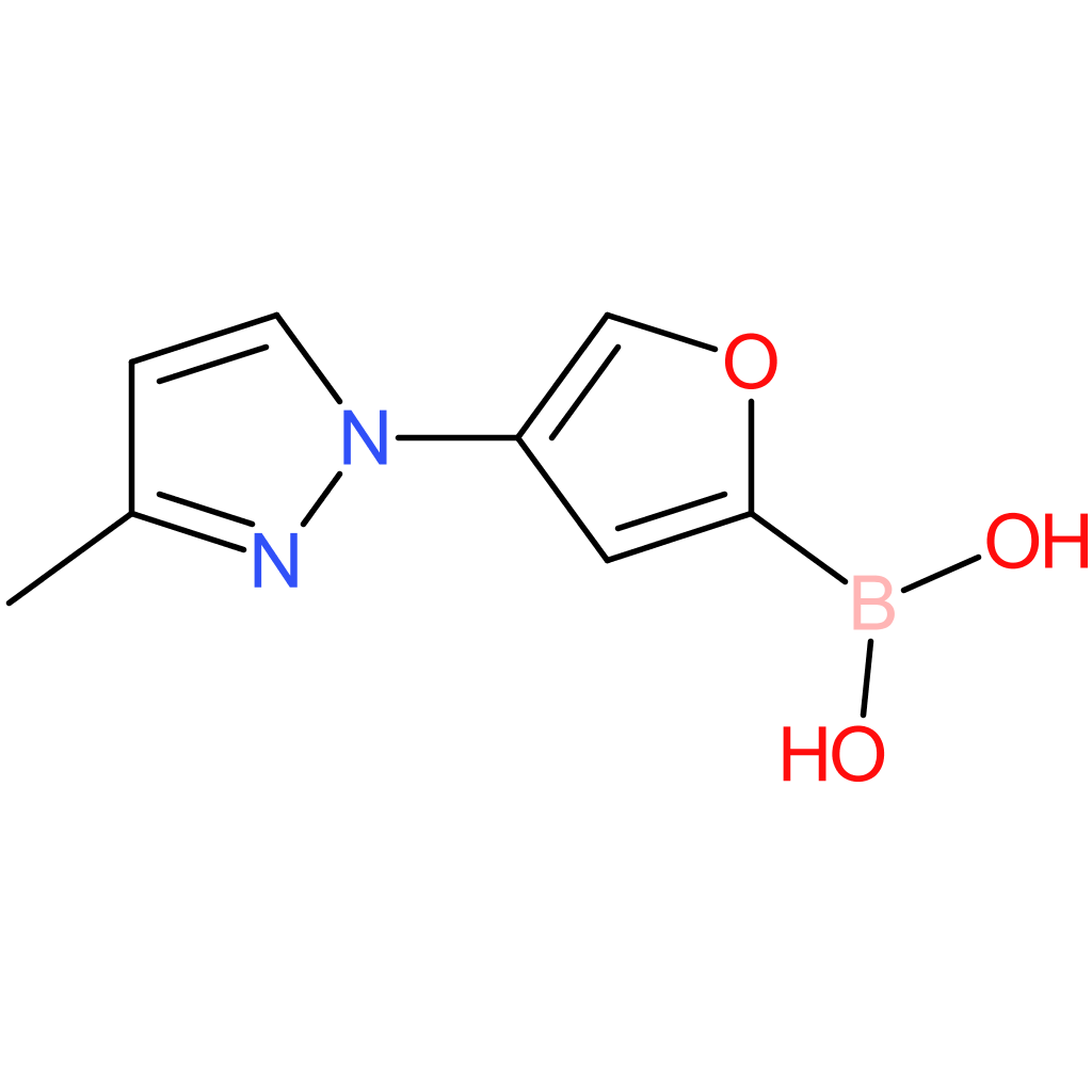 4-(3-methyl-1h-pyrazol-1-yl)furan-2-boronic acid