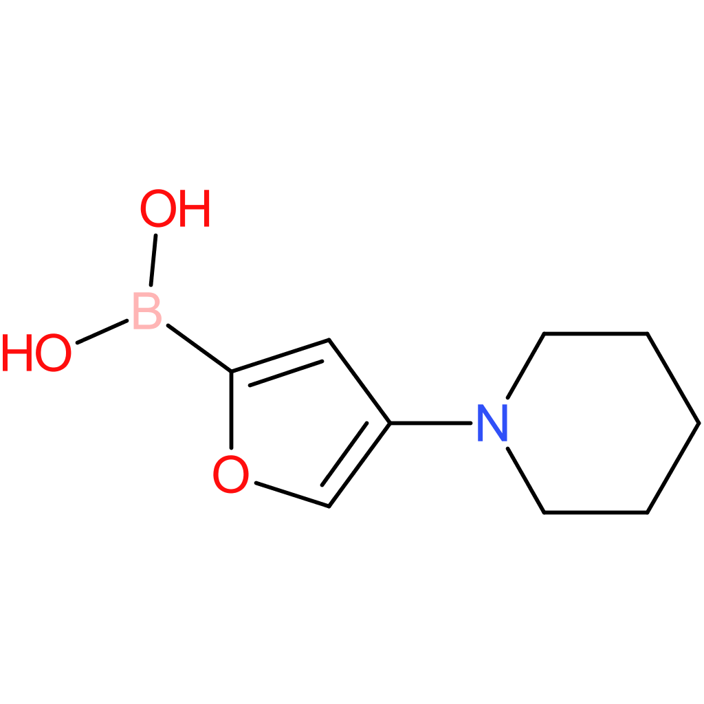 4-(piperidino)furan-2-boronic acid