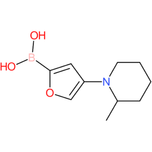 4-(2-methylpiperidin-1-yl)furan-2-boronic acid