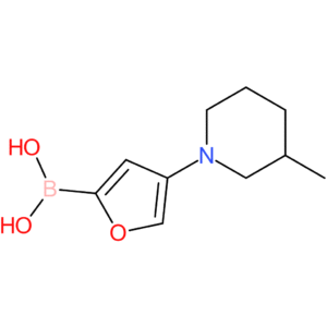 4-(3-methylpiperidin-1-yl)furan-2-boronic acid