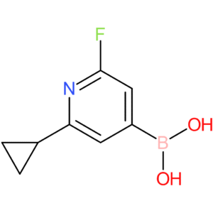 2-fluoro-6-(cyclopropyl)pyridine-4-boronic acid