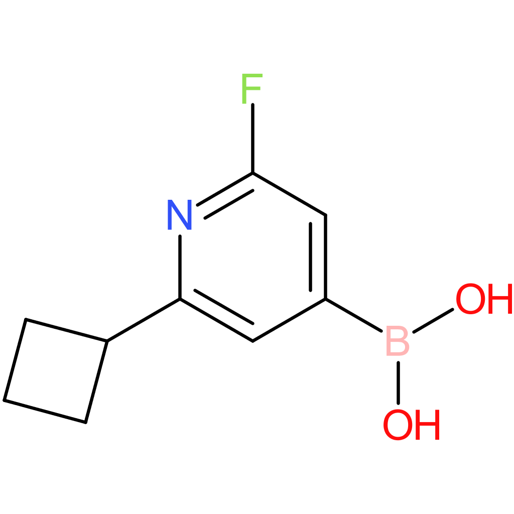 (2-cyclobutyl-6-fluoropyridin-4-yl)boronic acid