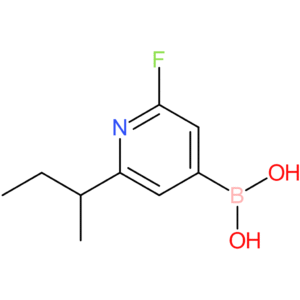 2-fluoro-6-(sec-butyl)pyridine-4-boronic acid