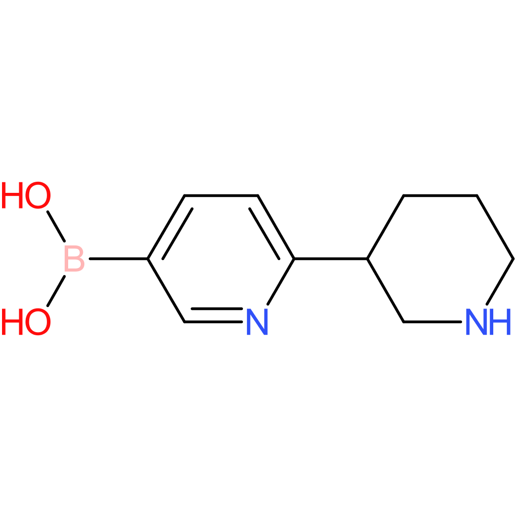 6-(piperidin-3-yl)pyridine-3-boronic acid