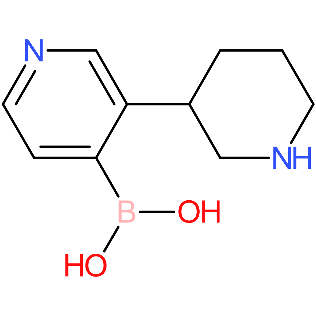 3-(piperidin-3-yl)pyridine-4-boronic acid