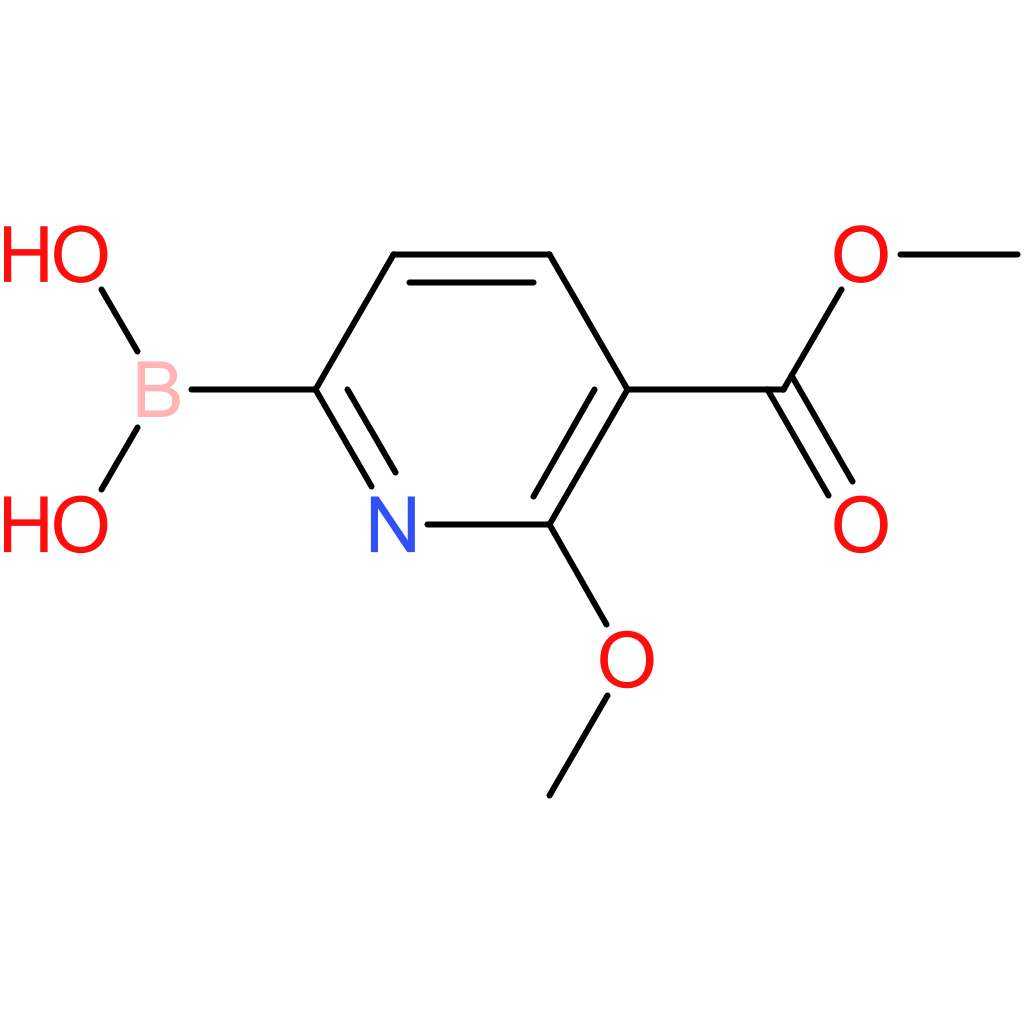 6-methoxy-5-(methoxycarbonyl)pyridine-2-boronic acid