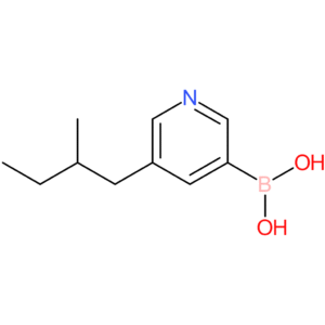 [5-(2-methylbutyl)-3-pyridyl]boronic acid