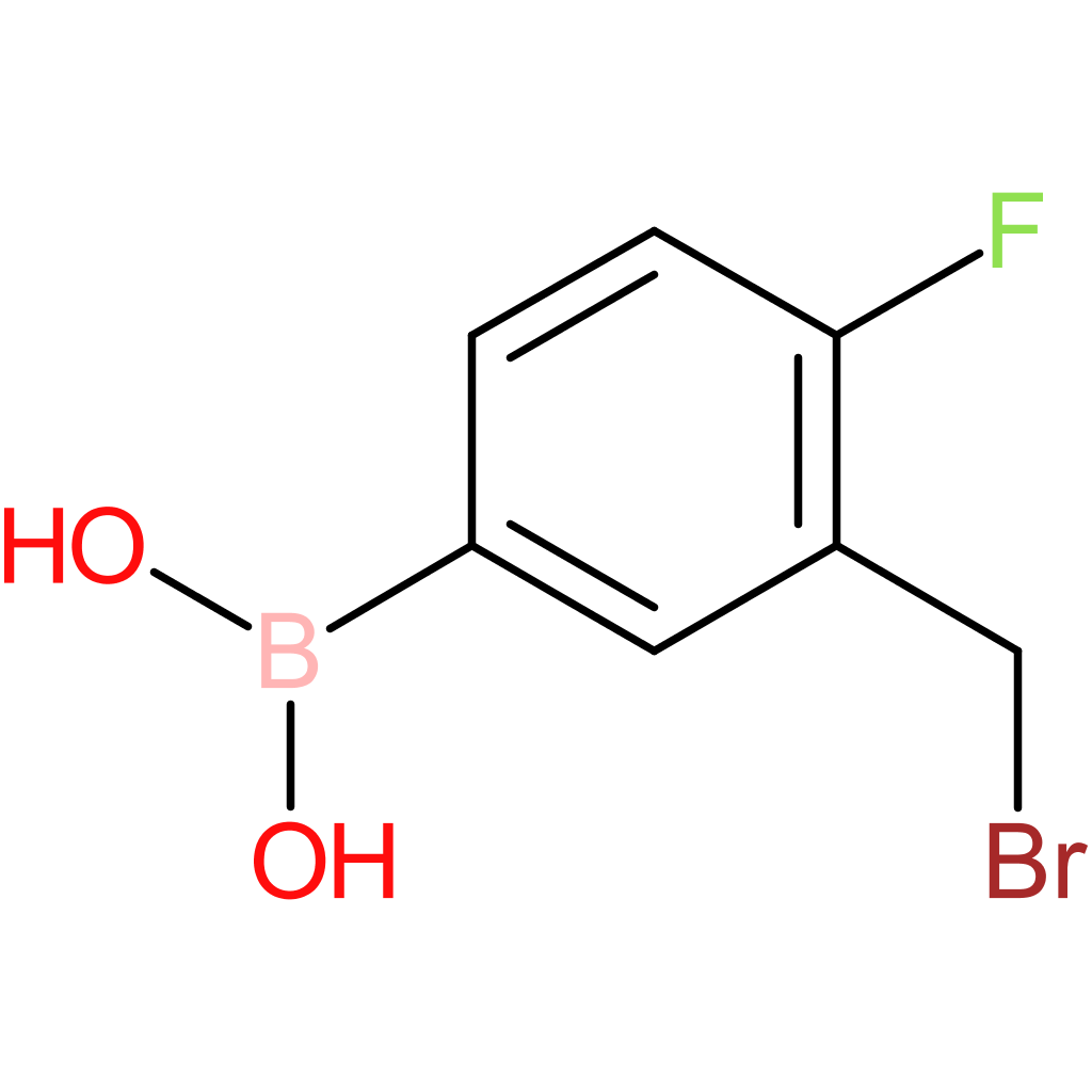 3-(bromomethyl)-4-fluorobenzeneboronic acid