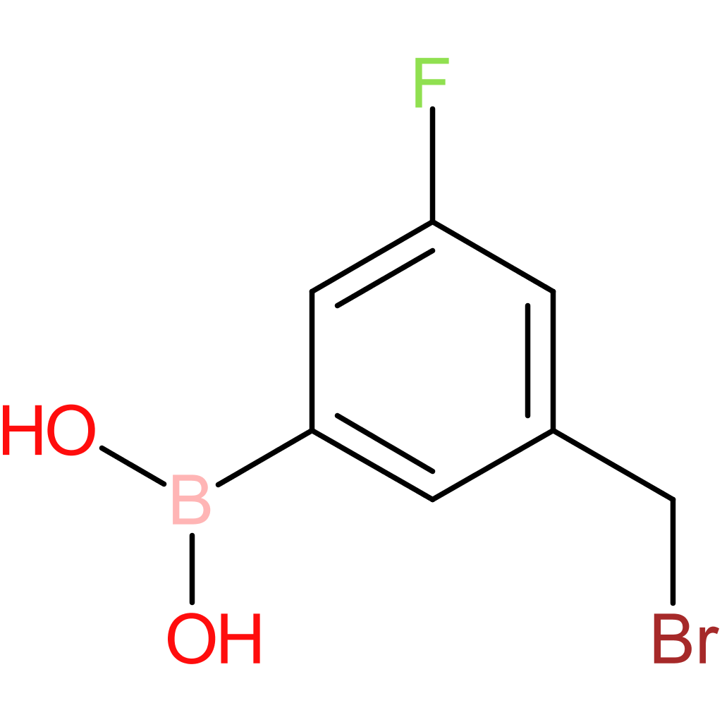 3-(bromomethyl)-5-fluorobenzeneboronic acid