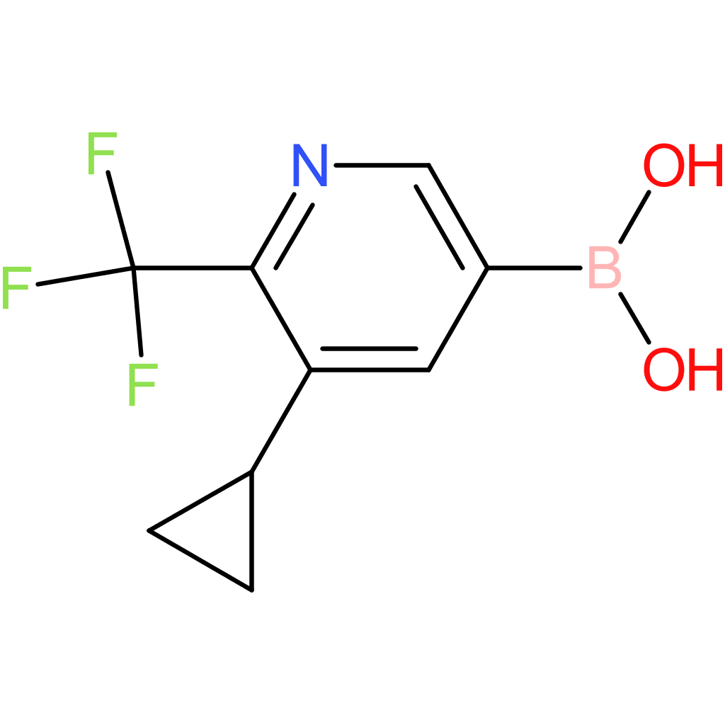 5-cyclopropyl-6-trifluoromethylpyridine-3-boronic acid