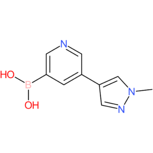 5-(1-methyl-1h-pyrazol-4-yl)pyridine-3-boronic acid