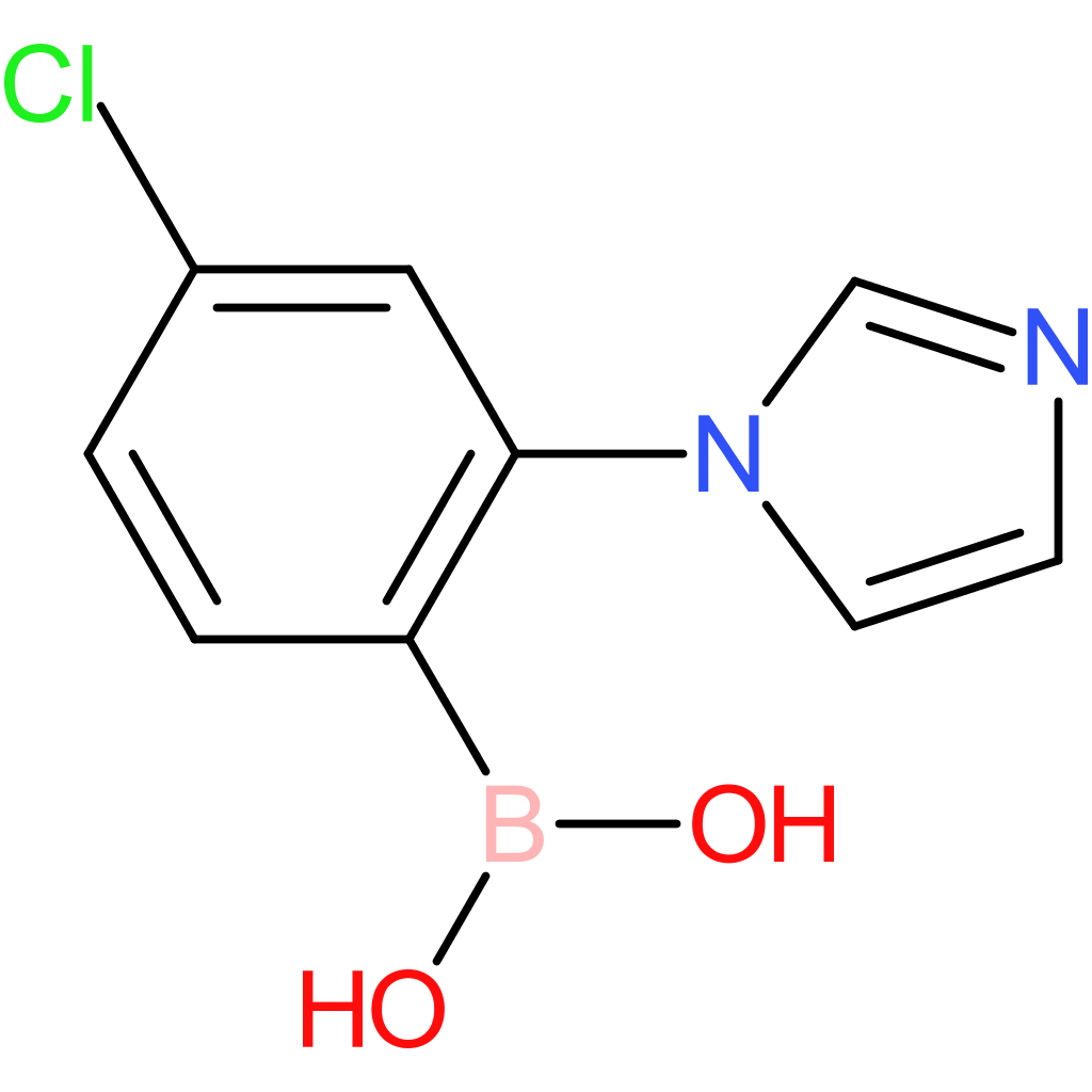 4-chloro-2-(1h-imidazol-1-yl)phenylboronic acid