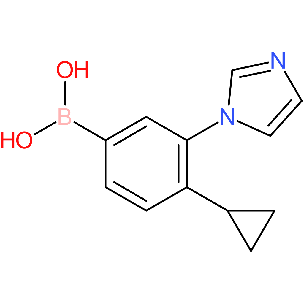 4-cyclopropyl-3-(1h-imidazol-1-yl)phenylboronic acid