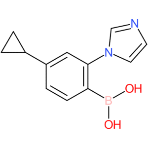 4-cyclopropyl-2-(1h-imidazol-1-yl)phenylboronic acid