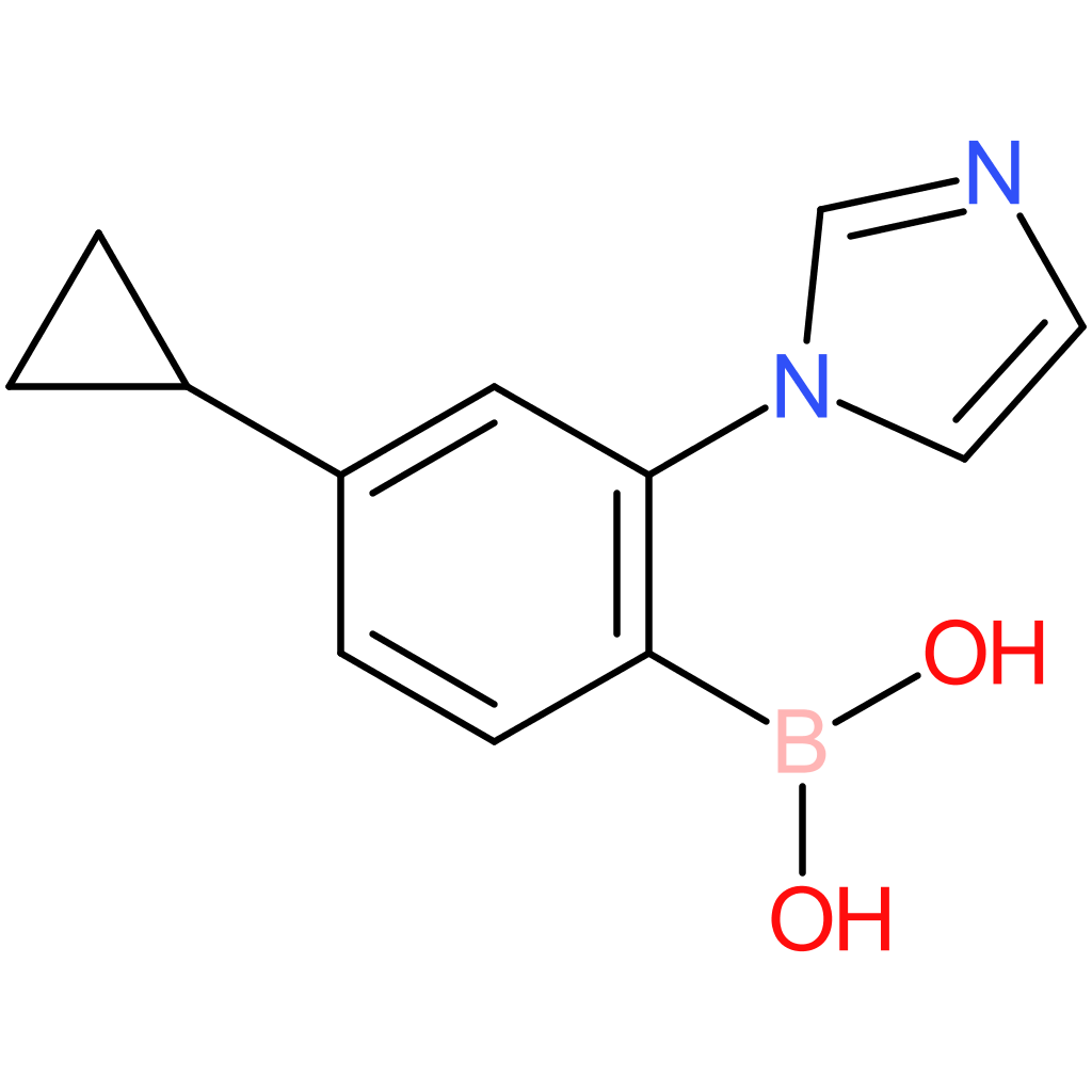 4-cyclopropyl-2-(1h-imidazol-1-yl)phenylboronic acid