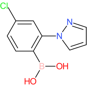 4-chloro-2-(1h-pyrazol-1-yl)phenylboronic acid