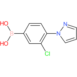 3-chloro-4-(1h-pyrazol-1-yl)phenylboronic acid