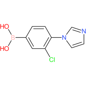 3-chloro-4-(1h-imidazol-1-yl)phenylboronic acid