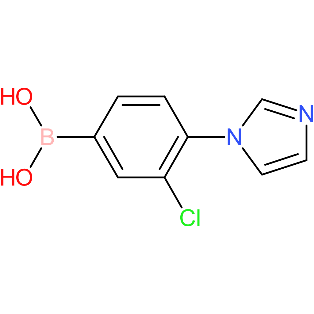 3-chloro-4-(1h-imidazol-1-yl)phenylboronic acid