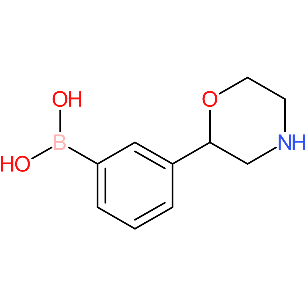 3-(morpholin-2-yl)phenylboronic acid