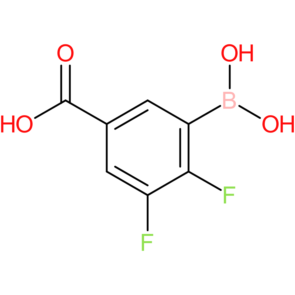 3-borono-4,5-difluorobenzoic acid