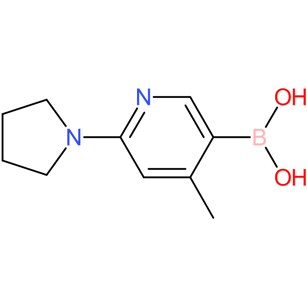 (4-methyl-6-(pyrrolidin-1-yl)pyridin-3-yl)boronic acid