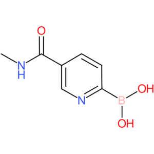 b-[5-[(methylamino)carbonyl]-2-pyridinyl]boronic acid