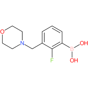 2-fluoro-3-(morpholinomethyl)phenylboronic acid