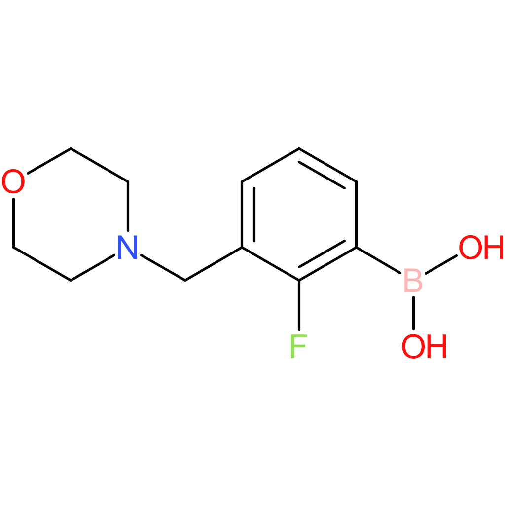 2-fluoro-3-(morpholinomethyl)phenylboronic acid