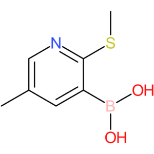 5-methyl-2-(methylthio)pyridine-3-boronic acid