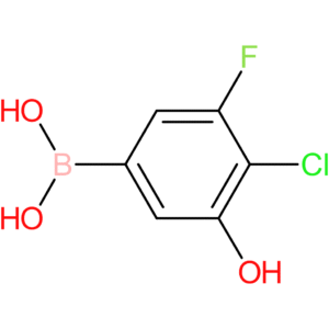 (4-chloro-3-fluoro-5-hydroxyphenyl)boronic acid