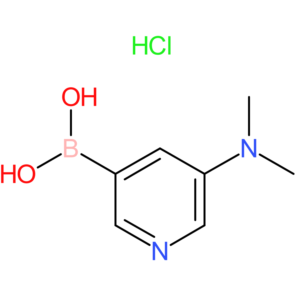 (5-(dimethylamino)pyridin-3-yl)boronic acid hydrochloride