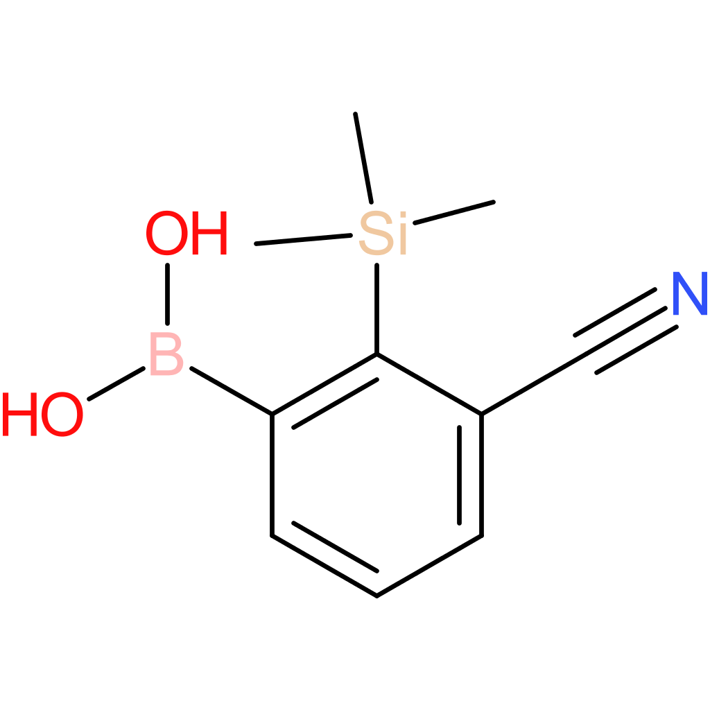 3-cyano-2-(trimethylsilyl)phenylboronic acid