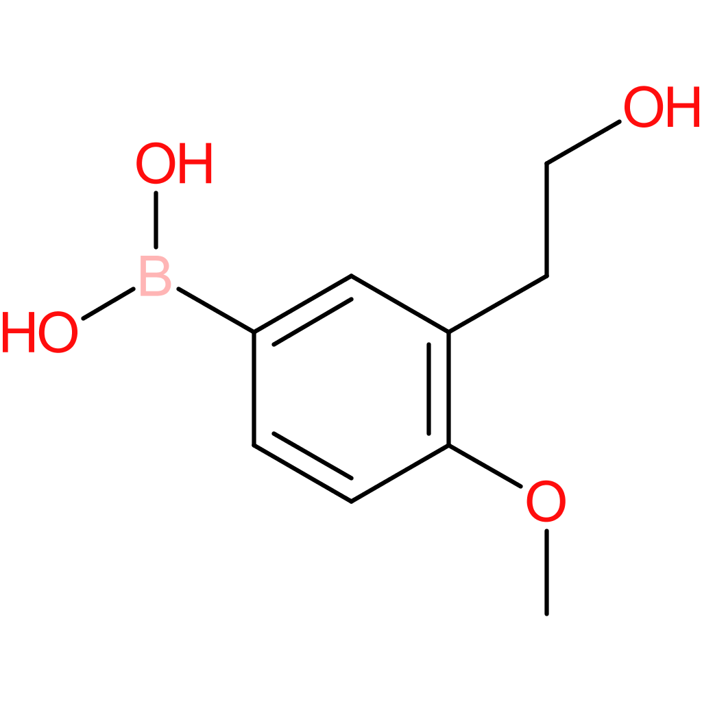 3-(2-hydroxyethyl)-4-methoxybenzeneboronic acid