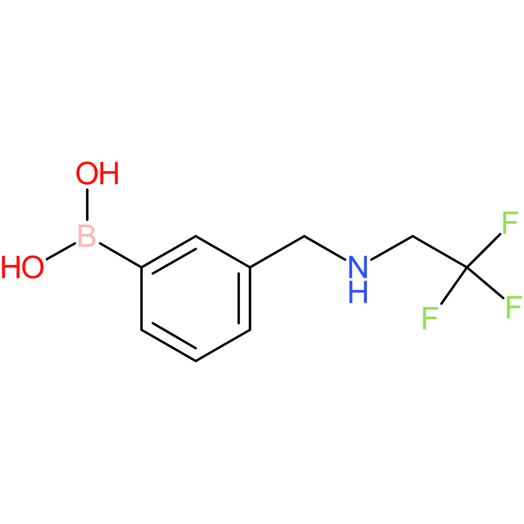 3-((2,2,2-trifluoroethylamino)methyl)phenylboronic acid