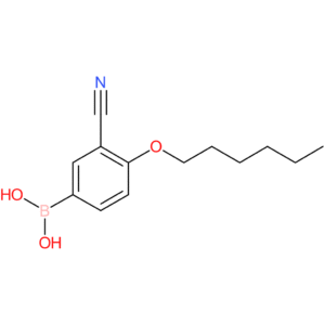 (3-cyano-4-(hexyloxy)phenyl)boronic acid