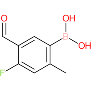(4-fluoro-5-formyl-2-methylphenyl)boronic acid
