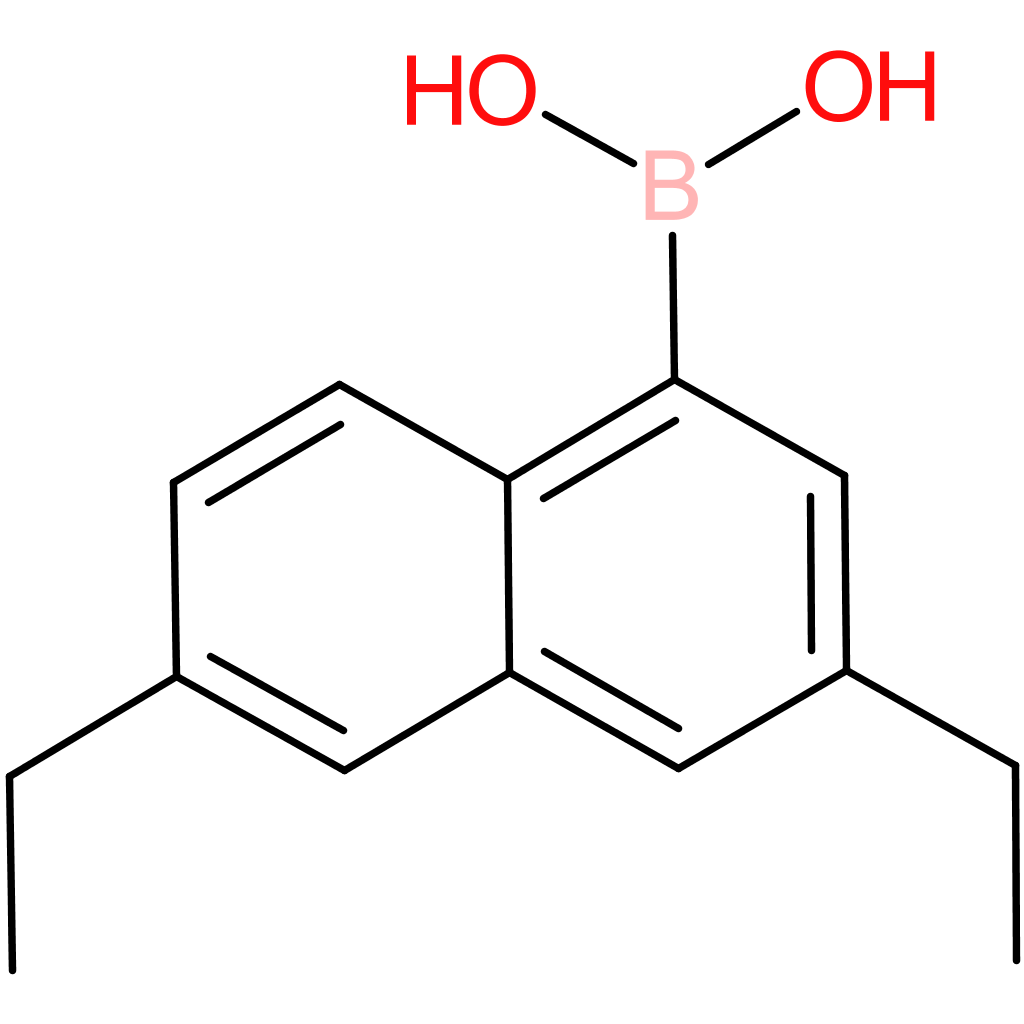 boronic acid, (3,6-diethyl-1-naphthalenyl)-