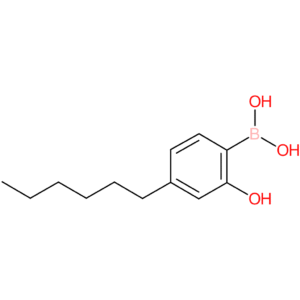 boronic acid, (3-hexyl-2-hydroxyphenyl)-